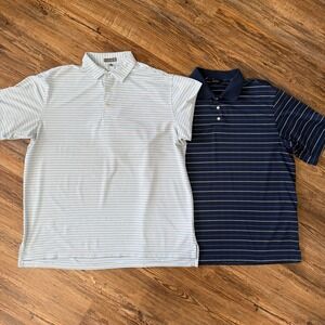 Peter Millar Summer Comfort Walter Hagen Polo Shirt Mens XL Golf Performance Lot